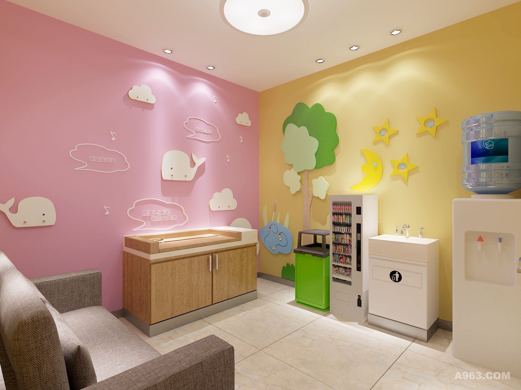 3a级母婴室 - 样板房 - 王慧金设计作品案例